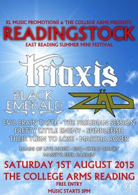 Black Emerald: Readingstock, suporting Triaxis
