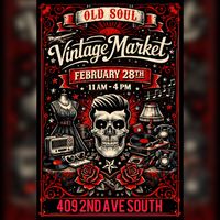Old Soul Barber Bar Vintage Market Valentines Edition
