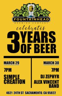 Simple Creation Live at Foutainhead Brewing Co.