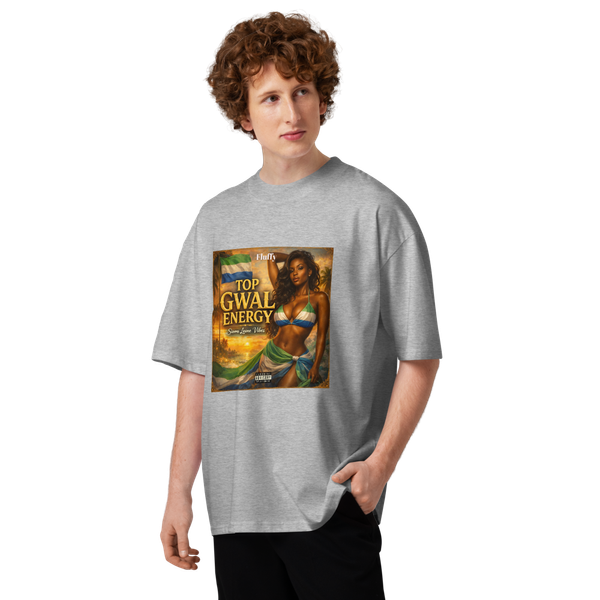 Unisex Oversized High-neck T-shirt