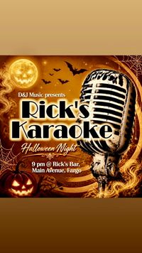 Rick’s Karaoke | Halloween Edition