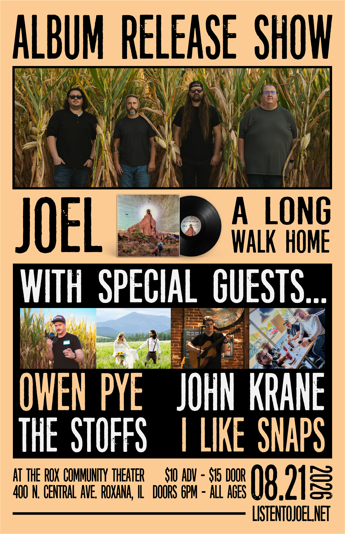 Album Release Show Poster 11"x17" (signed)