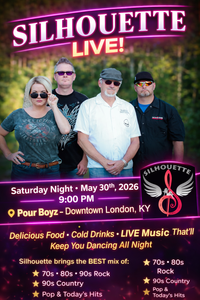 Silhouette at Pour Boyz London KY 9pm 