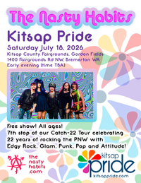 TNH at Kitsap Pride (time TBA, likely early eve)