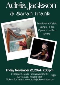 Celtic Harper/ Singer - Adria Jackson 