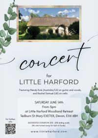 LITTLE HARFORD, DEVON, FUNDRAISER CONCERT WITH RACHEL SAMUEL (Cello)