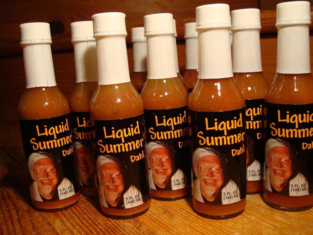 Box (12) of Liquid Summer Datil Hot Sauce  