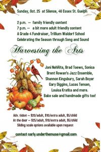 Harvesting The Arts- Fundraiser for Waldorf