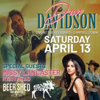 Ryan Mead supporting Dan Davidson & Missy Lancaster at The Beer Shed