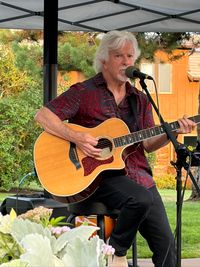 Bernie Sims at Pete's Mountain Vineyard
