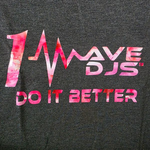 pink tie dye design shirt