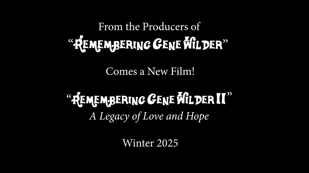 Poster for Remembering Gene Wilder: A Legacy of Love and Hope