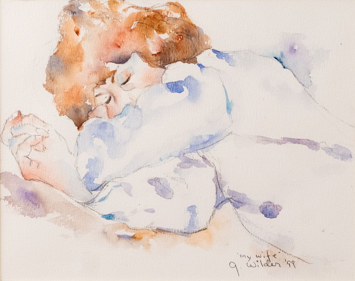 One of Gene Wilder's watercolor paintings