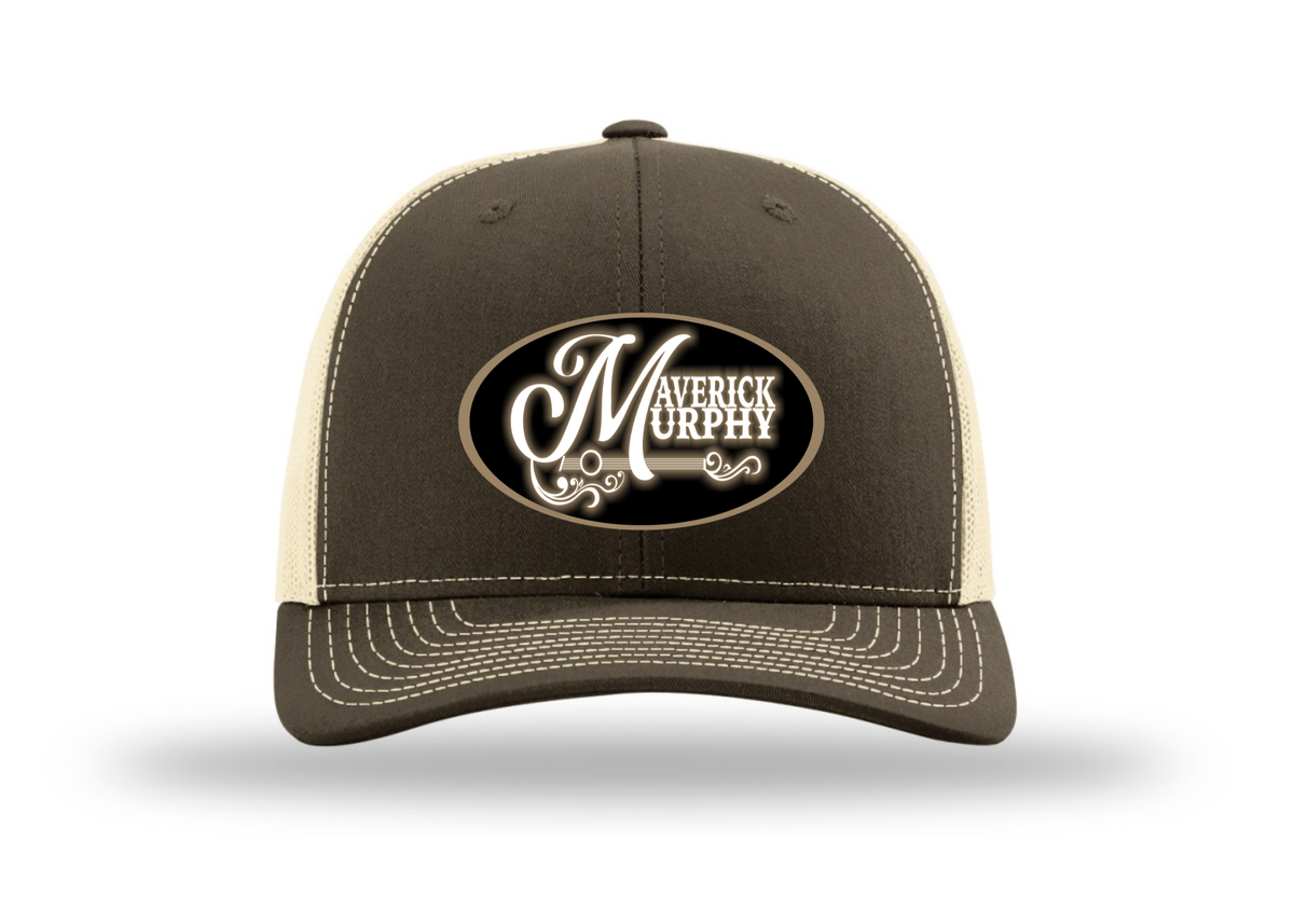 Richardson 112 - Chocolate Chip / Birch Mesh Trucker Cap (Oval Logo) H01