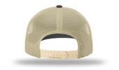 Richardson 112 - Brown / Khaki Mesh Trucker Cap (Patch Hat) H12