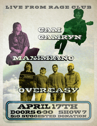 PEORIA Album release w/ Cam Camryn and Overeasy