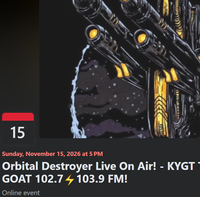 Cosmic Heavy in Clear Creek: Orbital Destroyer Live on The GOAT!