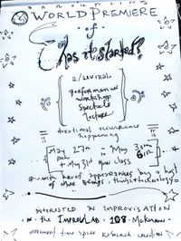 “Has it started…?” by Rebecca Barnstaple – Artist Residency at ImprovLab 