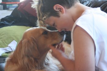 Austin & Peaches

