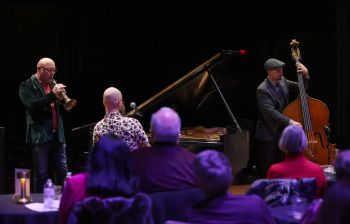 At The Bradley Symphony Center with Mark Niehaus, photo by Jonathan Kirn, Milwaukee Symphony Orchestra
