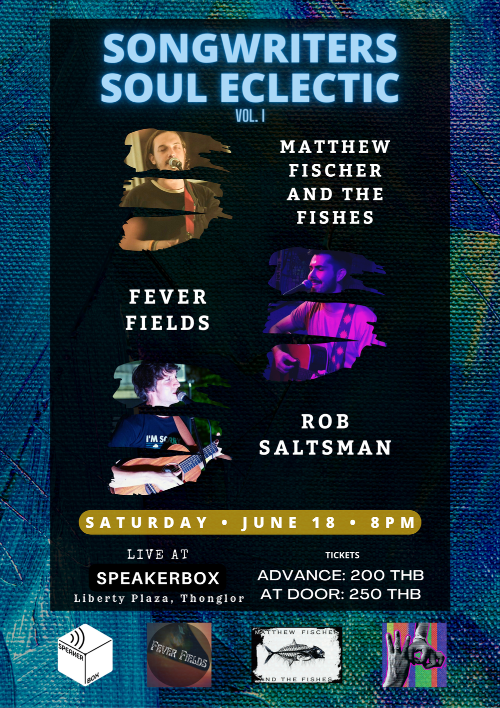 Songwriters Soul Eclectic Volume I - Fever Fields / Rob Saltsman / Matthew Fischer and The Fishes