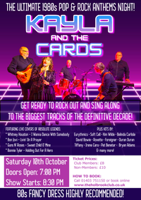 Ultimate 80's Pop & Rock Anthem Night