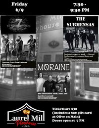 "Punk rock night"  with The Submensas, Black Sevens & Morainr