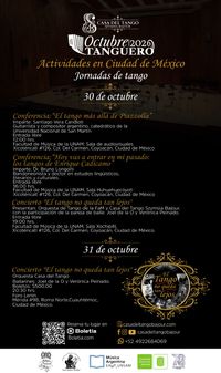 Concierto "El tango no queda tan lejos", junto a la Orquesta Universitaria de Tango de la FaM UNAM