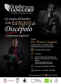 Conferencia "Un artista del hambre. Los tangos de Enrique Santos Discépolo"