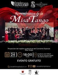 Remembranza del "Concierto Especial Misa Tango"
