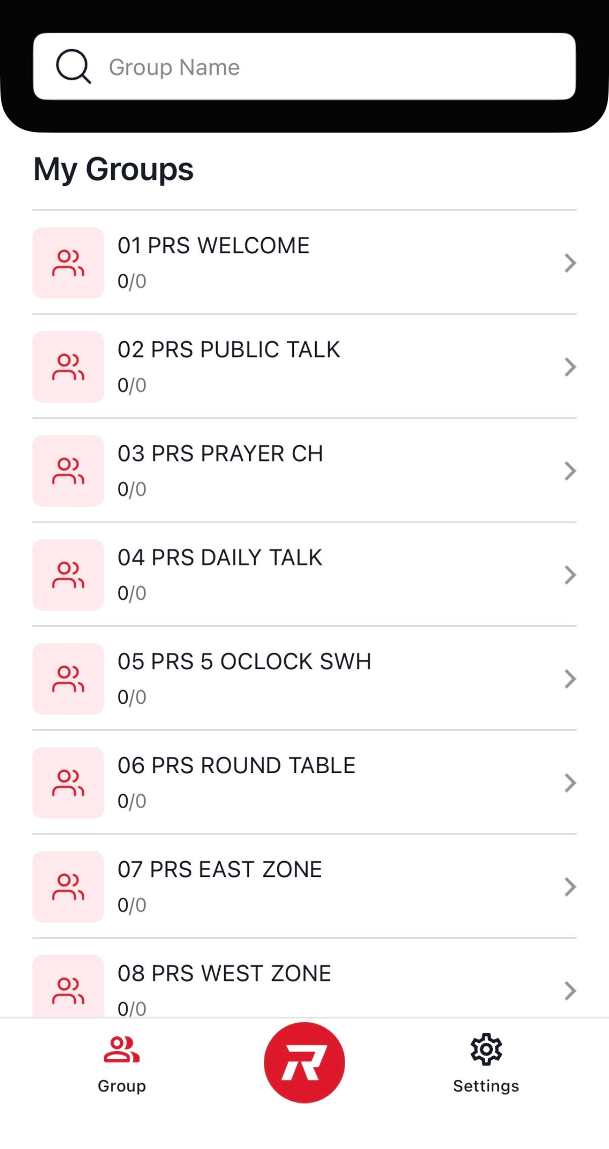 Talk2Me Mobile Phone App PRS Access