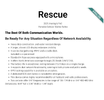 2025 Rescue  VHF OR UHF