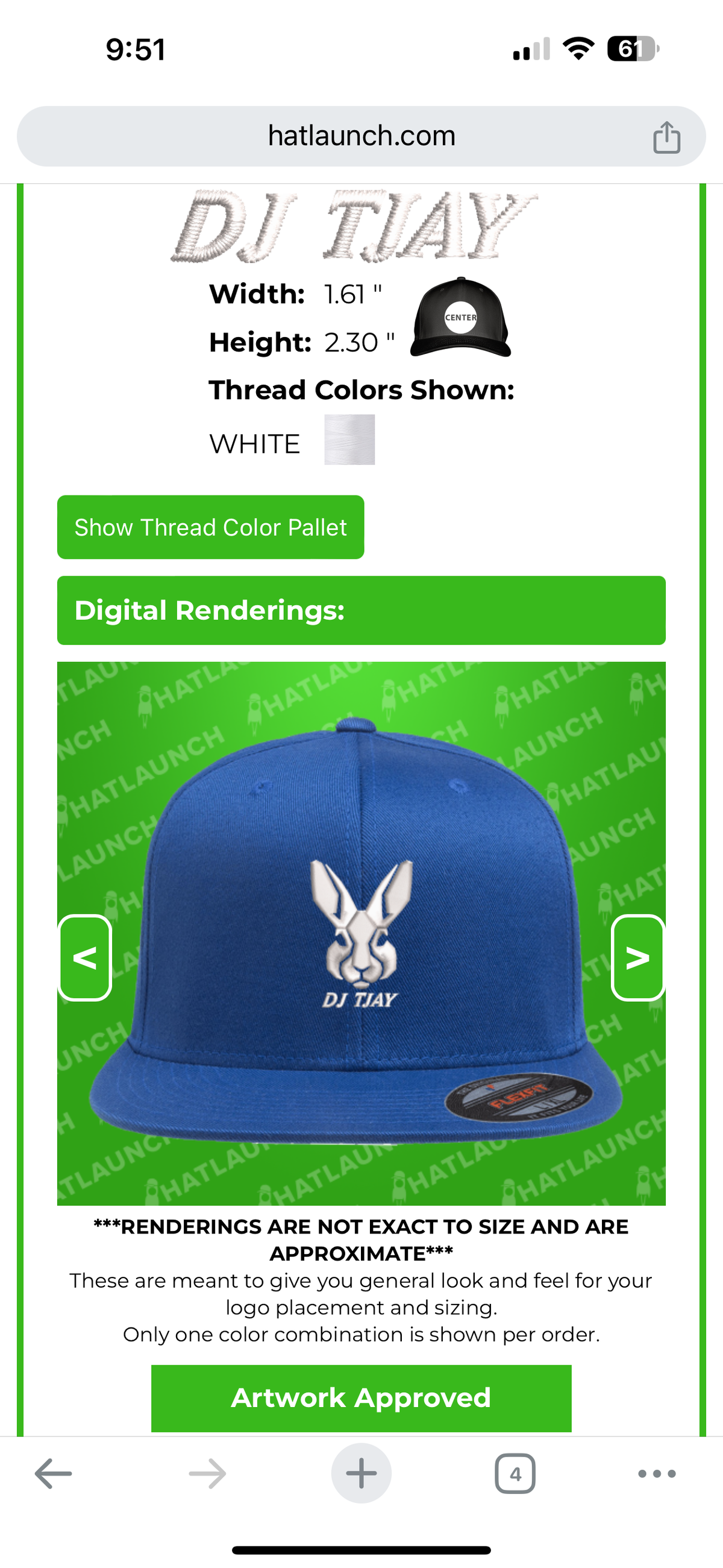 Custom DJ TJay Hat