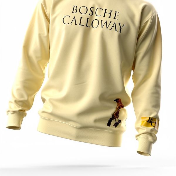 BOSCHE CALLOWAY LONG SLEEVE SWEATER TEXT ACROSS CHEST