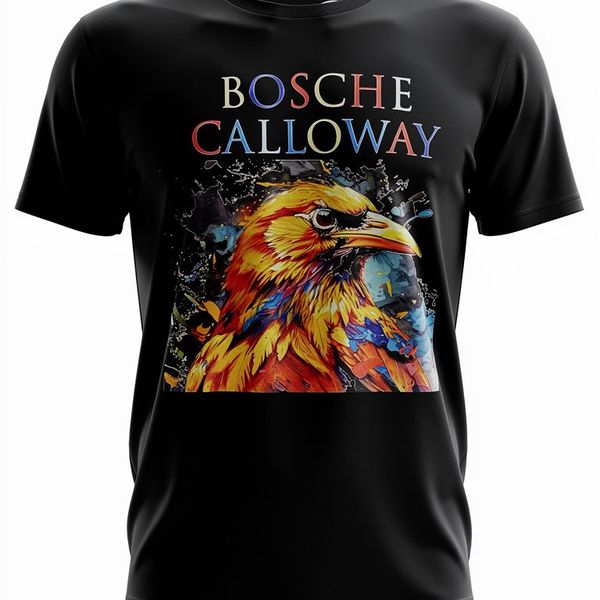 BOSCHE CALLOWAY PAINTED CROW T SHIRT