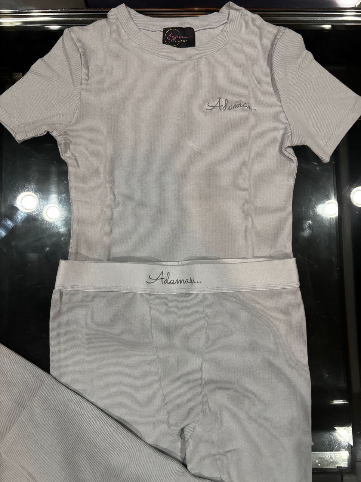 Adamas... 2 Piece Lounge Set (Grey)