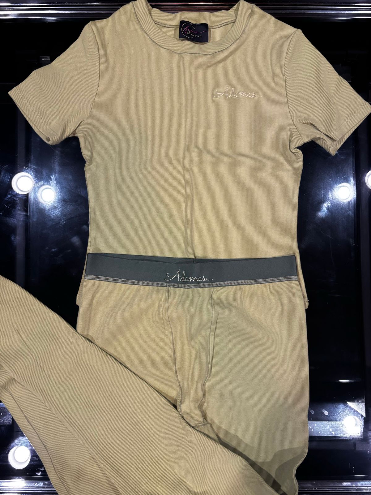 Adamas... 2 Piece Lounge Set (Lime Green)