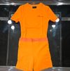 Adamas... 2 Piece Lounge Shorts Set (Orange)