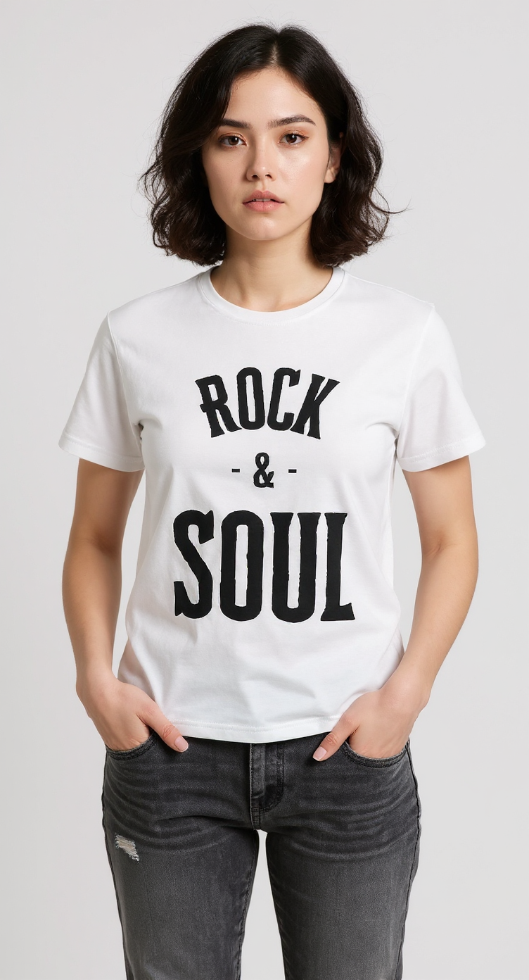 "Rock & Soul" Typographic Tee
