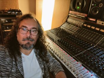 Breakglass studio, vintage Neve desk
