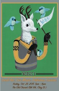 Works X: Look Me in the Eye (by artist Reeva Wortel)