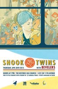 Shook Twins (sitting in on cello)