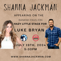 Hazy Little Stage appearing for Luke Bryan