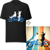 Bike Two Tone Tee (black)
