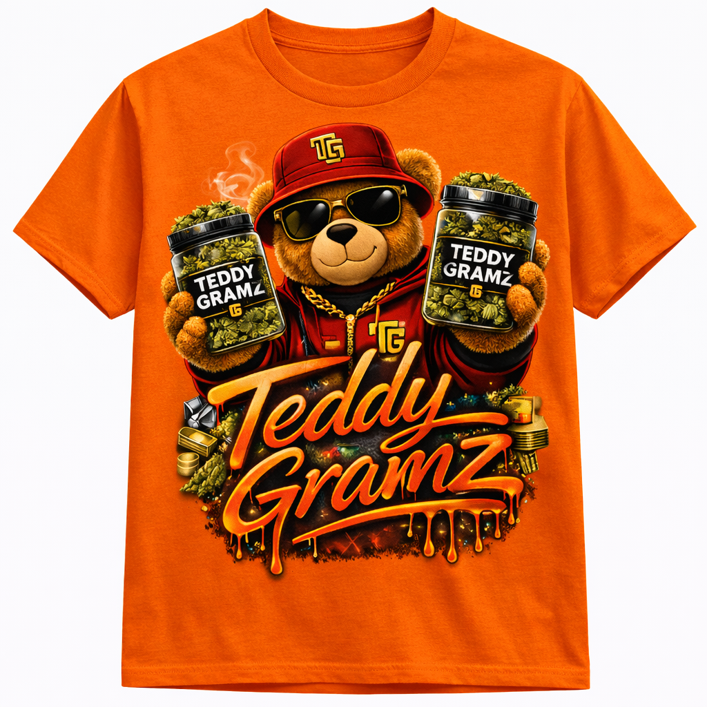TEDDY GRAMZ JARS ORANGE TEE