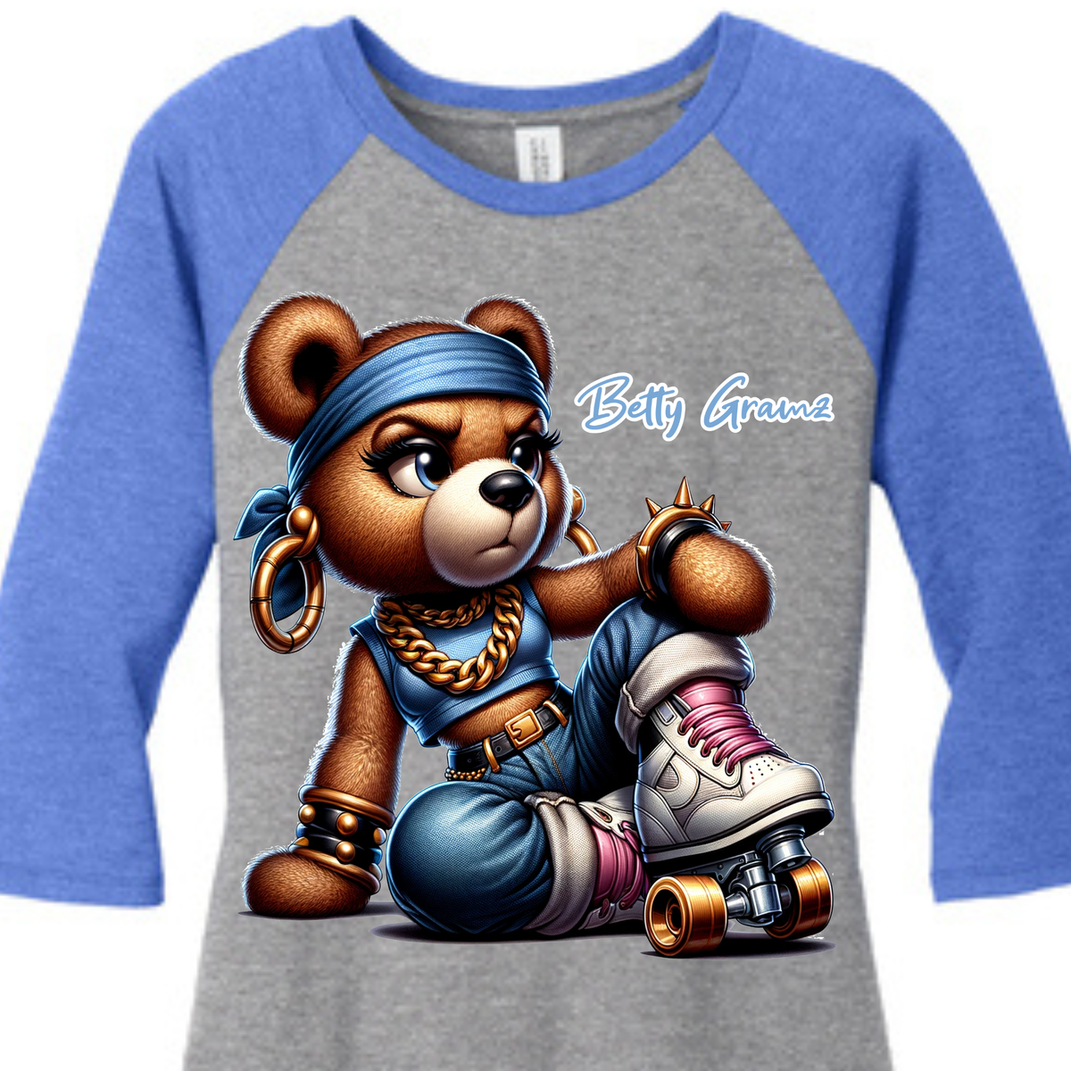 Betty Gramz 3/4 Raglan Skate Tees