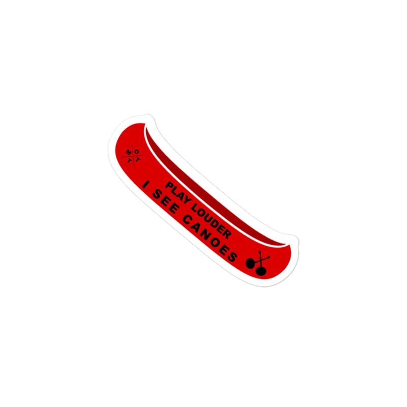 Play Louder Banjo Sticker