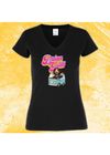 Hippie Van Ladies V T-Shirt