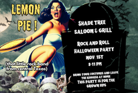 Rock and Roll Halloween Party with Lemon Pie