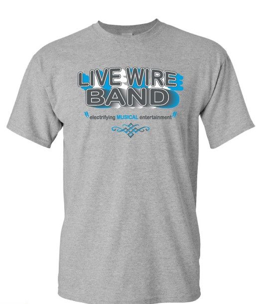 Live Wire Awesome Gray Tee what a DESIGN